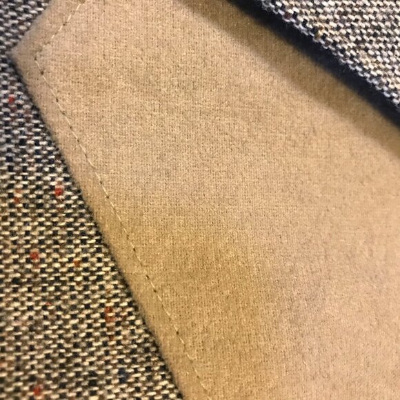 Reed St James Western Wear Blazer Jacket 46L Vintage Tweed 2 Button - Picture 12 of 12